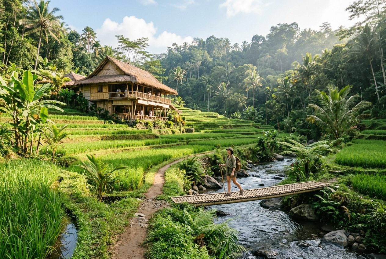 Eco-tourism in Bali.